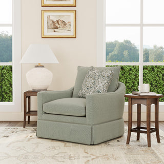 Eleanora Fabric Skirted Chair