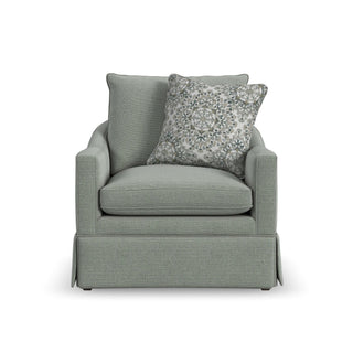 Eleanora Fabric Skirted Chair