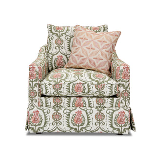 Eleanora Fabric Skirted Chair