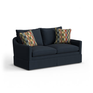 Eleanora Fabric Skirted Loveseat