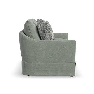 Eleanora Fabric Skirted Loveseat