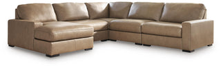 Veronella 5-Piece Sectional with Chaise Leather