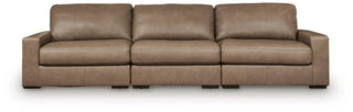 Veronella 3-Piece Sectional Sofa Leather