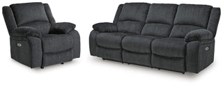 Draycoll Power Reclining Sofa and Power Recliner