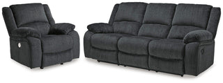 Draycoll Reclining Sofa and Power Recliner