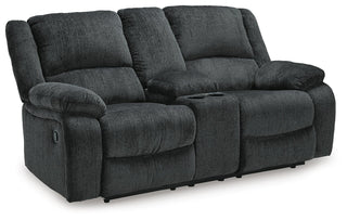 Draycoll DBL Rec Loveseat w/Console Chenille