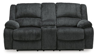 Draycoll DBL REC PWR Loveseat w/Console Chenille