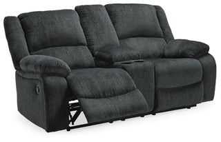 Draycoll DBL Rec Loveseat w/Console Chenille