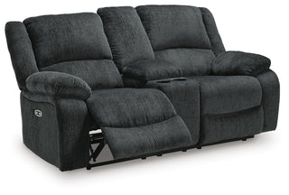 Draycoll DBL REC PWR Loveseat w/Console Chenille