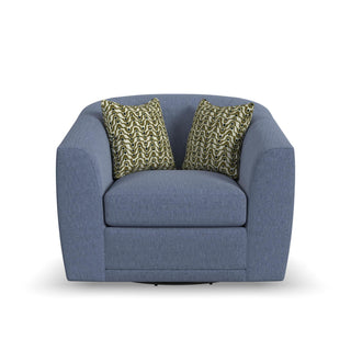 Jewel Fabric Swivel Chair