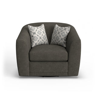 Jewel Fabric Swivel Chair