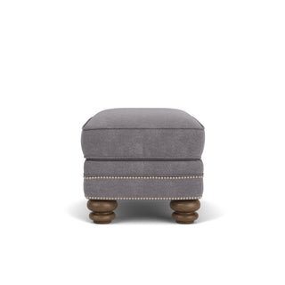 Bay Bridge Fabric Ottoman