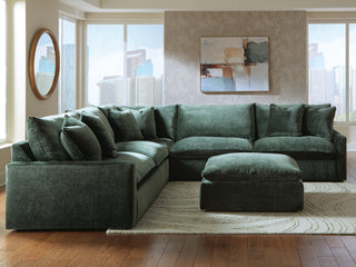 Carriage View 3-Piece Sectional Velvet