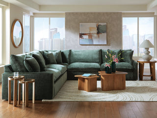 Carriage View 3-Piece Sectional Velvet