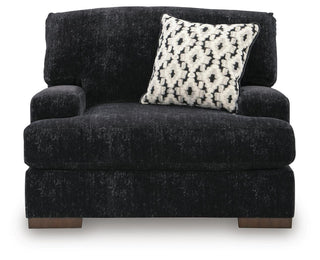 Whitmore Manor Chair and a Half Velvet Chenille