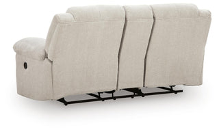 Orlen DBL Rec Loveseat w/Console Chenille Next-Gen Nuvella™ Performance Fabric
