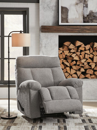 Hoyne Park Rocker Recliner Chenille Next-Gen Nuvella™ Performance Fabric