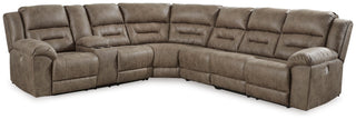 Ravenel 4-Piece Power Reclining Sectional Faux Leather