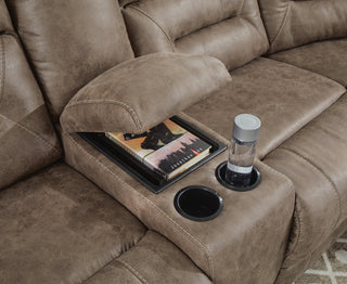 Ravenel 4-Piece Power Reclining Sectional Faux Leather