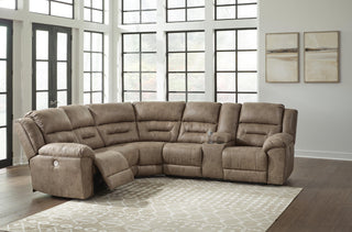 Ravenel 3-Piece Power Reclining Sectional Faux Leather