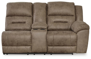 Ravenel RAF DBL REC PWR CON Loveseat Faux Leather