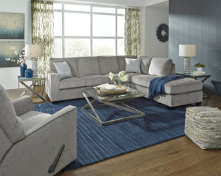 Altari 2-Piece Sleeper Sectional with Chaise Chenille