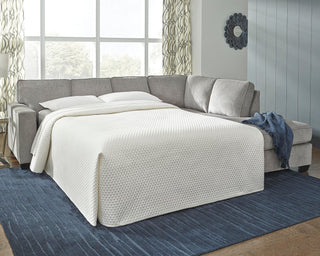 Altari 2-Piece Sleeper Sectional with Chaise Chenille