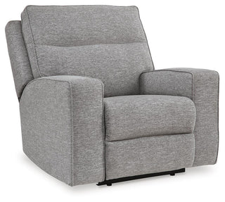 Biscoe PWR Recliner/ADJ Headrest Textured Next-Gen Nuvella™ Performance Fabric