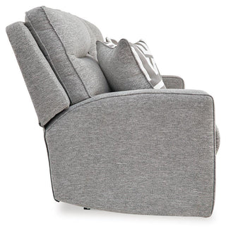 Biscoe PWR REC Loveseat/CON/ADJ HDRST Nuvella® Textured