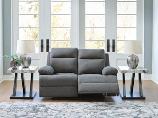 Side-Swipe Reclining Loveseat Chenille