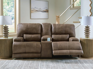 Beckley Place PWR REC Loveseat/CON/ADJ HDRST Faux Leather