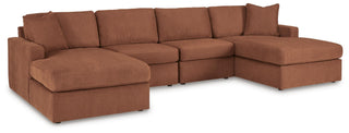 Modmax 4-Piece Double Chaise Sectional Next-Gen Nuvella™ Performance Fabric