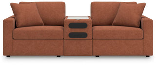 Modmax 3-Piece Sectional with Audio Console Next-Gen Nuvella™ Performance Fabric