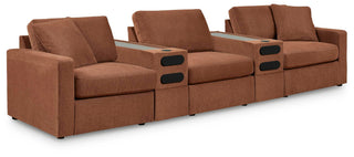 Modmax 5-Piece Sectional with Audio Consoles Next-Gen Nuvella™ Performance Fabric