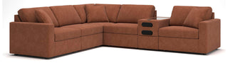 Modmax 6-Piece Sectional with Audio Console Next-Gen Nuvella™ Performance Fabric
