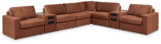 Modmax 8-Piece Sectional with Audio Consoles Next-Gen Nuvella™ Performance Fabric