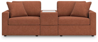 Modmax 3-Piece Sectional with Storage Console Next-Gen Nuvella™ Performance Fabric