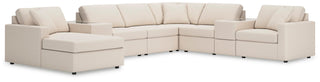 Modmax 8-Piece Sectional with Chaise and Storage Consoles Next-Gen Nuvella™ Performance Fabric