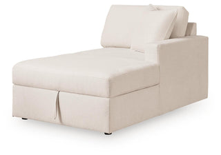 Modmax RAF Corner Chaise w/Storage Next-Gen Nuvella™ Performance Fabric
