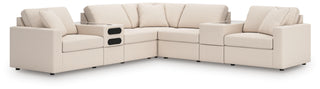 Modmax 7-Piece Balanced Sectional with Audio and Storage Consoles Next-Gen Nuvella™ Performance Fabric