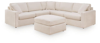Modmax 5-Piece Sectional and Ottoman - Oyster