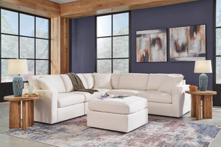 Modmax 5-Piece Sectional and Ottoman - Oyster