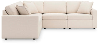 Modmax 5-Piece Sectional and Ottoman - Oyster