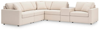 Modmax 6-Piece Sectional with Storage Console Next-Gen Nuvella™ Performance Fabric