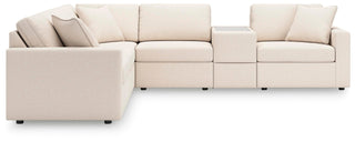 Modmax 6-Piece Sectional with Storage Console Next-Gen Nuvella™ Performance Fabric