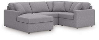 Modmax 4-Piece Sectional with Chaise Next-Gen Nuvella™ Performance Fabric