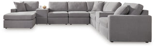 Modmax 8-Piece Sectional with Chaise and Storage Consoles Next-Gen Nuvella™ Performance Fabric