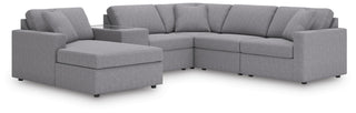Modmax 6-Piece Sectional with Chaise Next-Gen Nuvella™ Performance Fabric