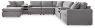 Modmax 8-Piece Sectional with Storage Chaise and Audio Consoles