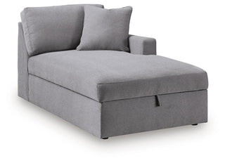 Modmax RAF Corner Chaise w/Storage Next-Gen Nuvella™ Performance Fabric